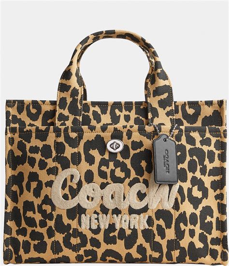 coach outlet leopard tote